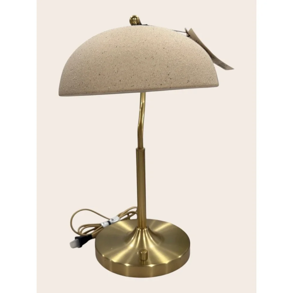 Ceramic Shade Table Lamp Brass - Hearth & Hand Magnolia, Target